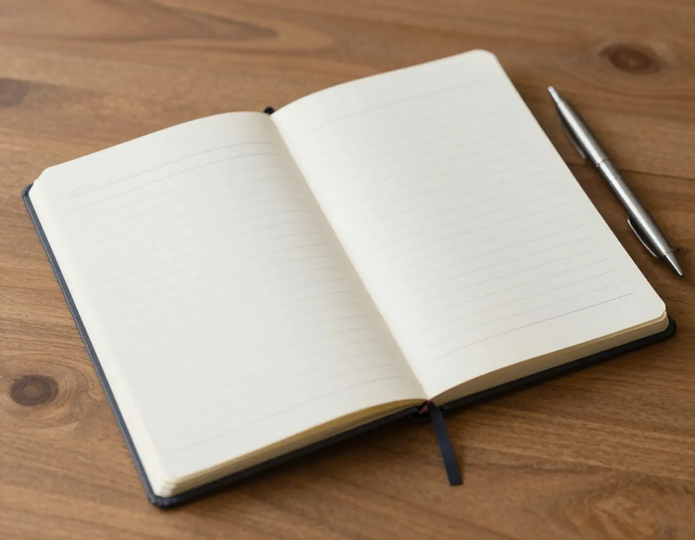 Courrier administratif ouvert sur une table avec un carnet et un stylo